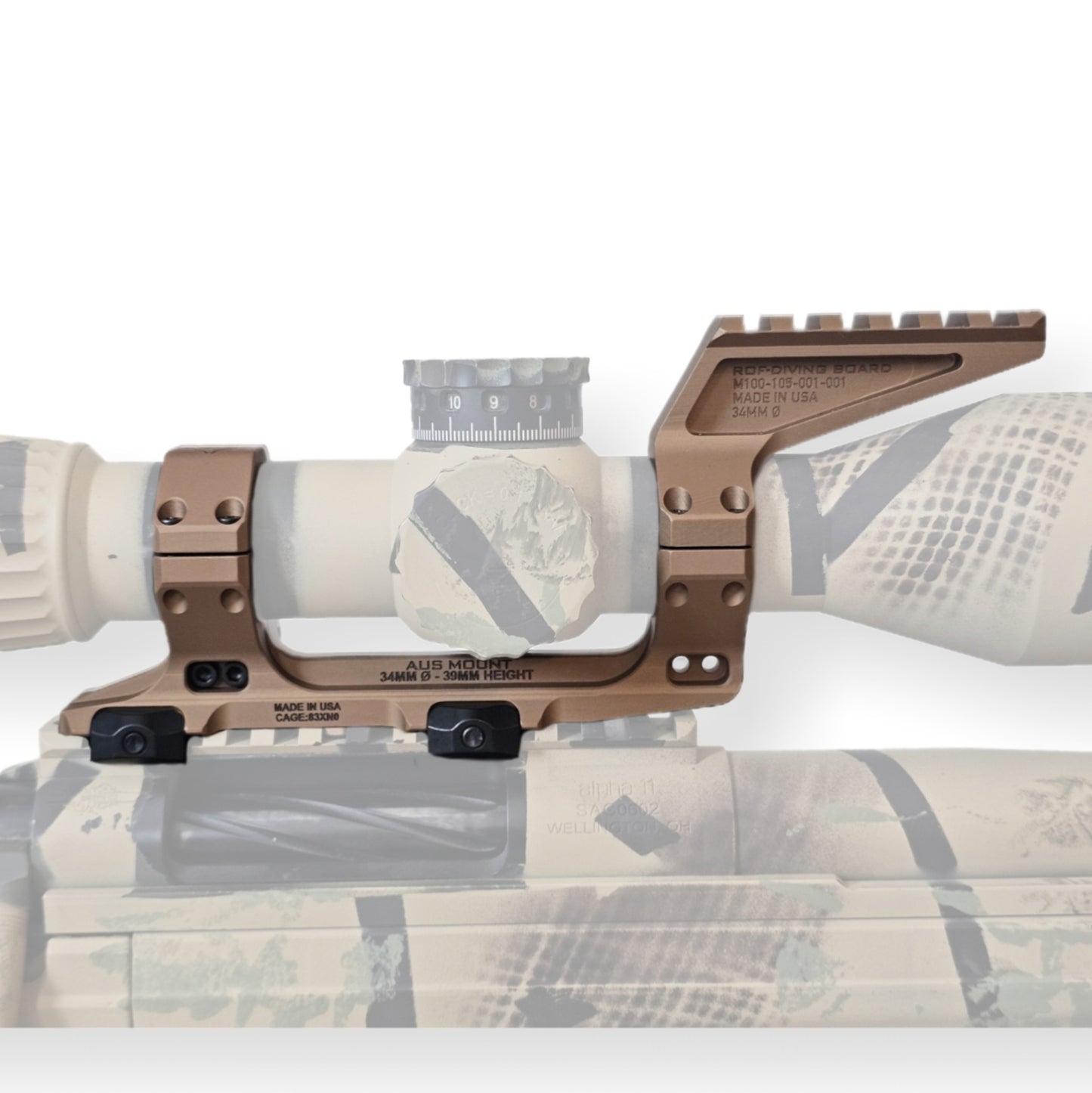 Reptilia 34mm AUS Mount + Diving Board